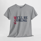 "We'll Be Coming '26" Scotland World Cup T-Shirt | Premium Tartan Army Fan Gear
