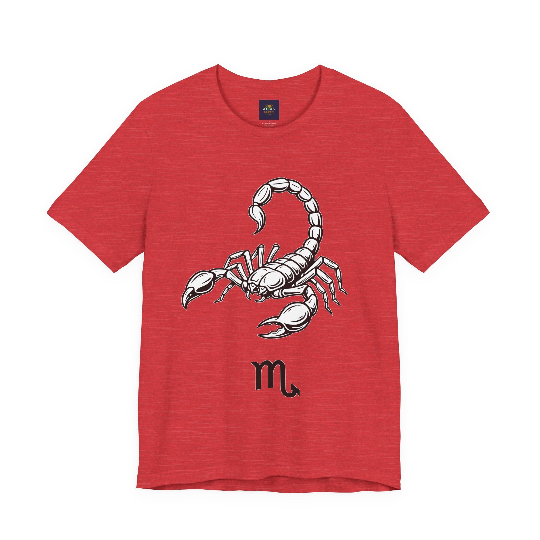 Scorpio Zodiac Tee - Unisex Minimalist Black and White Design