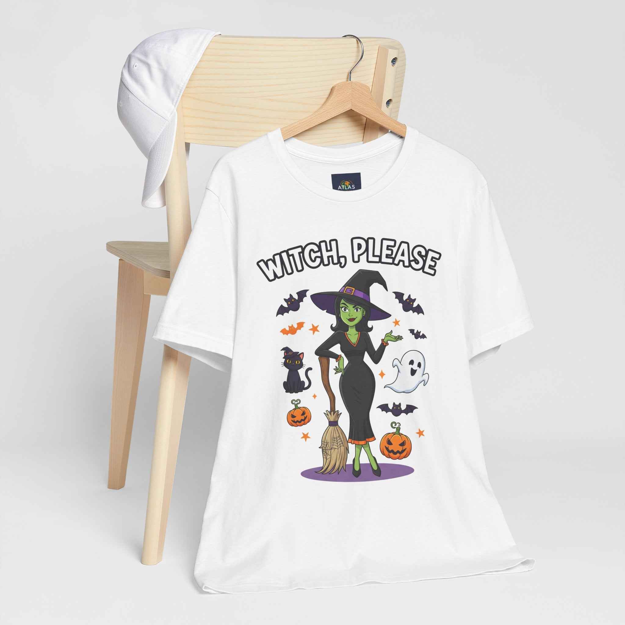 Witch Please T-Shirt - Sassy Halloween Tee for Witches - Atlas Briefly
