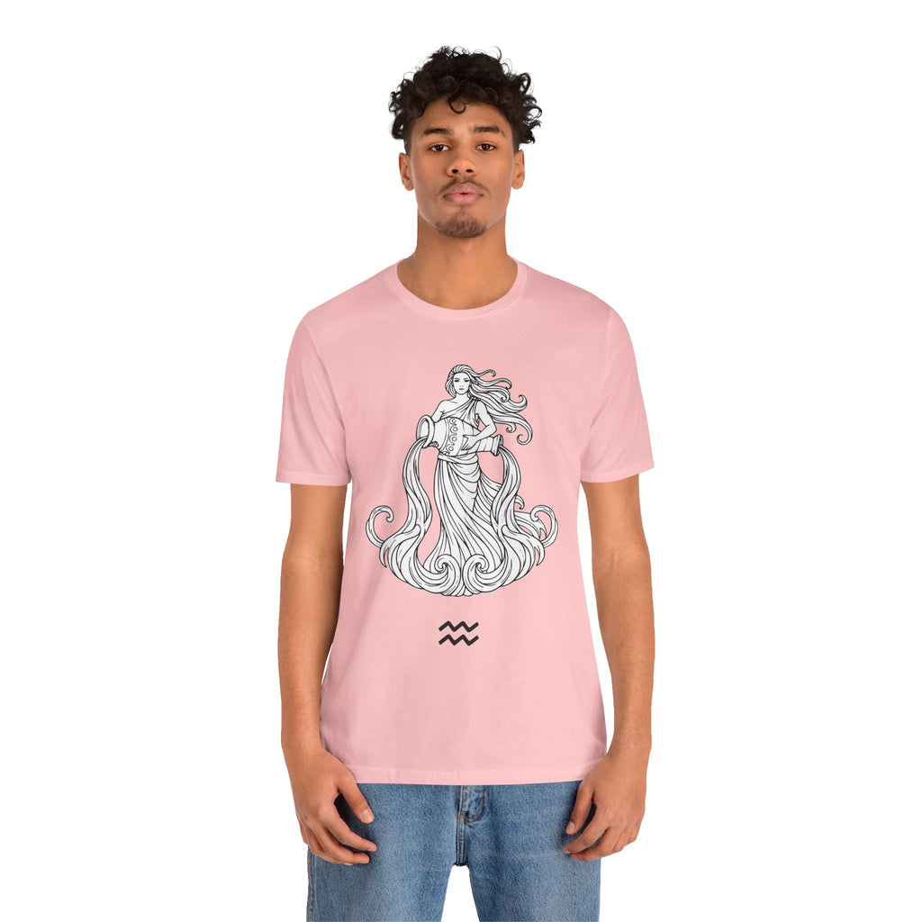 Aquarius Zodiac Tee - Unisex Astrology T-Shirt for Trendy Style