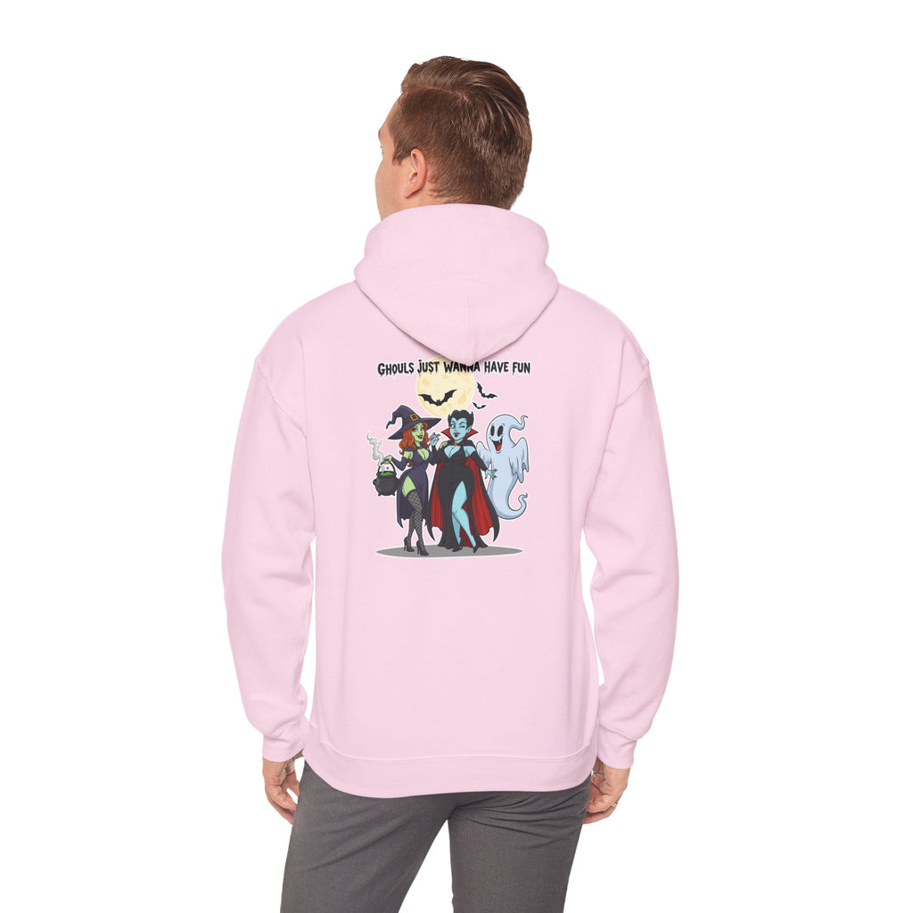 Ghouls Just Wanna Have Fun Halloween Hoodie - Witch Vampire Ghost Sweatshirt | Spooky Squad Apparel - Atlas Briefly