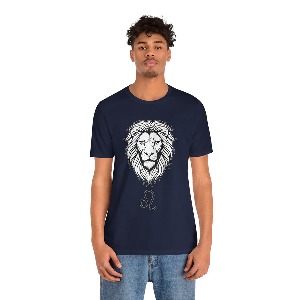 Leo Zodiac T-shirt- Black & White Leo unisex Shirt