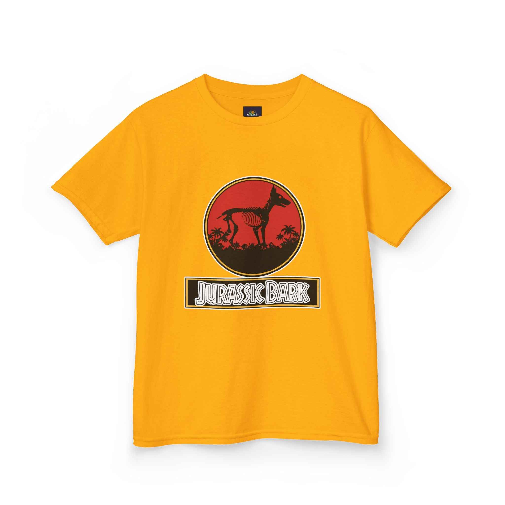 Kids Doberman Jurassic Bark T-Shirt | Fun Dog Tee for Kids - Atlas Briefly