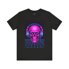 Neon Skull Synthwave Tee - Atlas Briefly