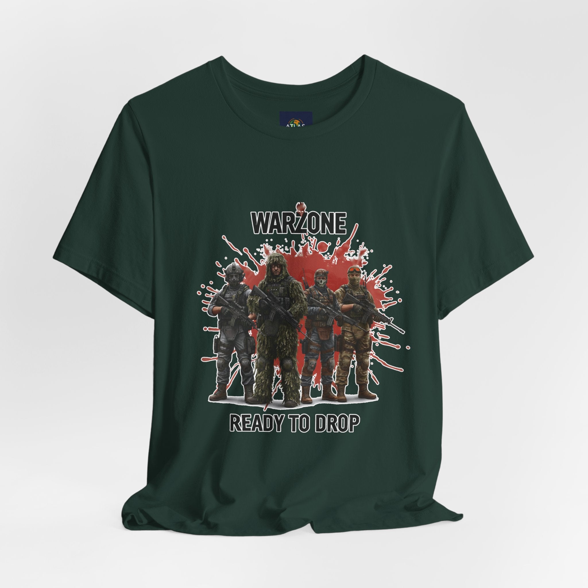 Warzone Drop T-shirt for Squad's Fashion Sense and Diverse K/D Ratio