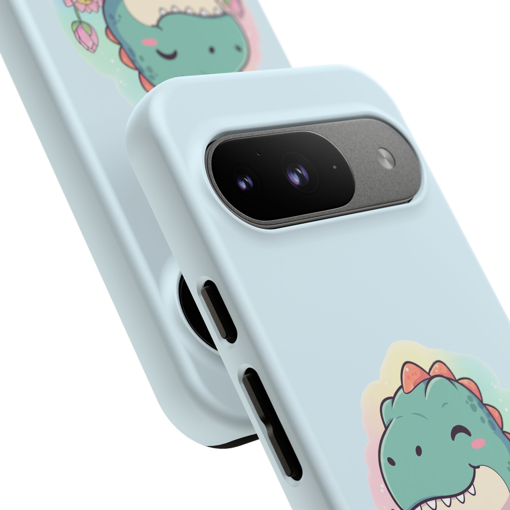 NamasTe-Rex Meditating Dinosaur Phone Case - Funny Yoga T-Rex Mobile Cover | Zen Tech Gift - Atlas Briefly