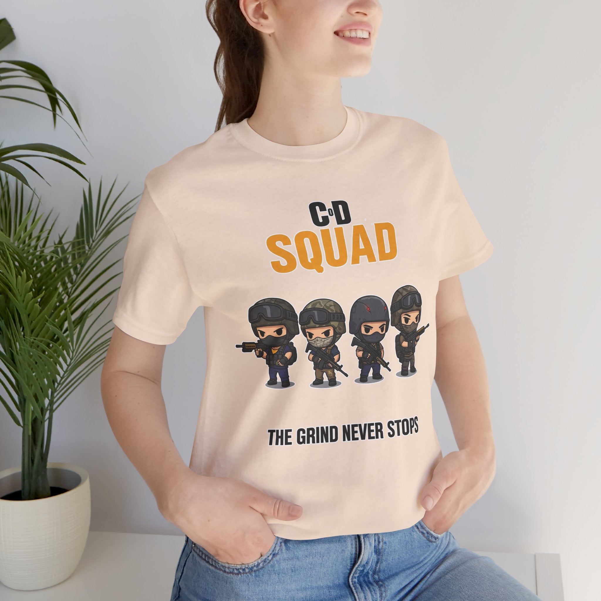CoD Squad Tee for Gamers: The Grind Never Stops