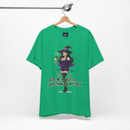 Sexy Witch Halloween T-Shirt - Flirty Witch Costume Tee | Trick or Treat Halloween Shirt - Atlas Briefly