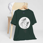 Virgo Zodiac Tee - Minimalist Black and White Unisex T-Shirt