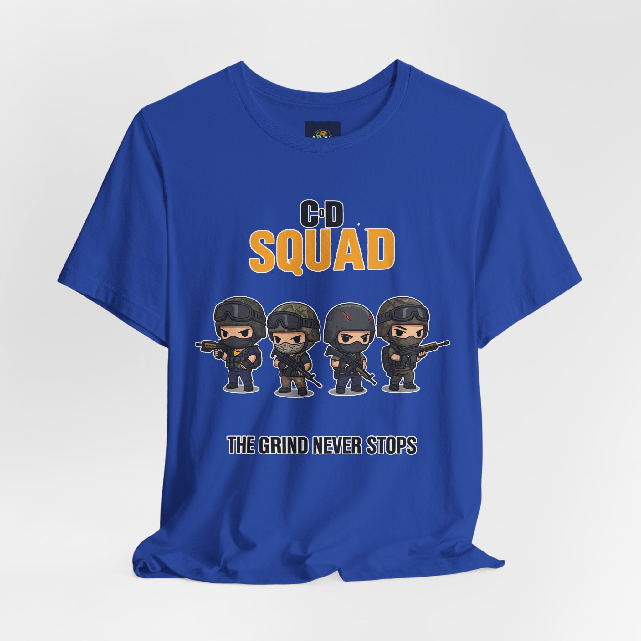 CoD Squad Tee for Gamers: The Grind Never Stops