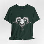 Aries Horoscope Tee - Unisex Black and White Minimal Design
