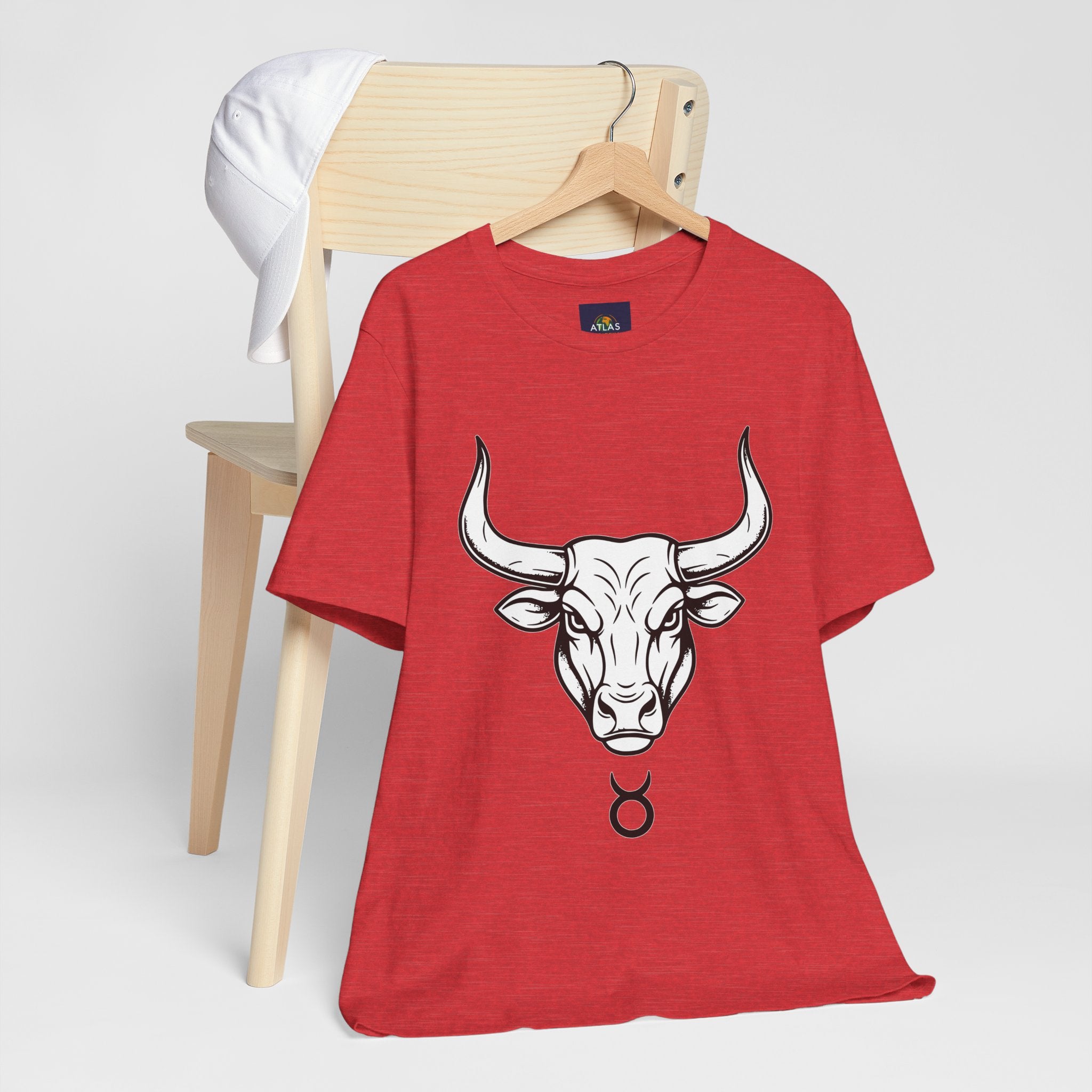 Taurus Zodiac T-Shirt - Minimalist Black and White Unisex T-Shirt