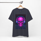 Neon Skull Synthwave Tee - Atlas Briefly