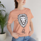Leo Zodiac T-shirt- Black & White Leo unisex Shirt