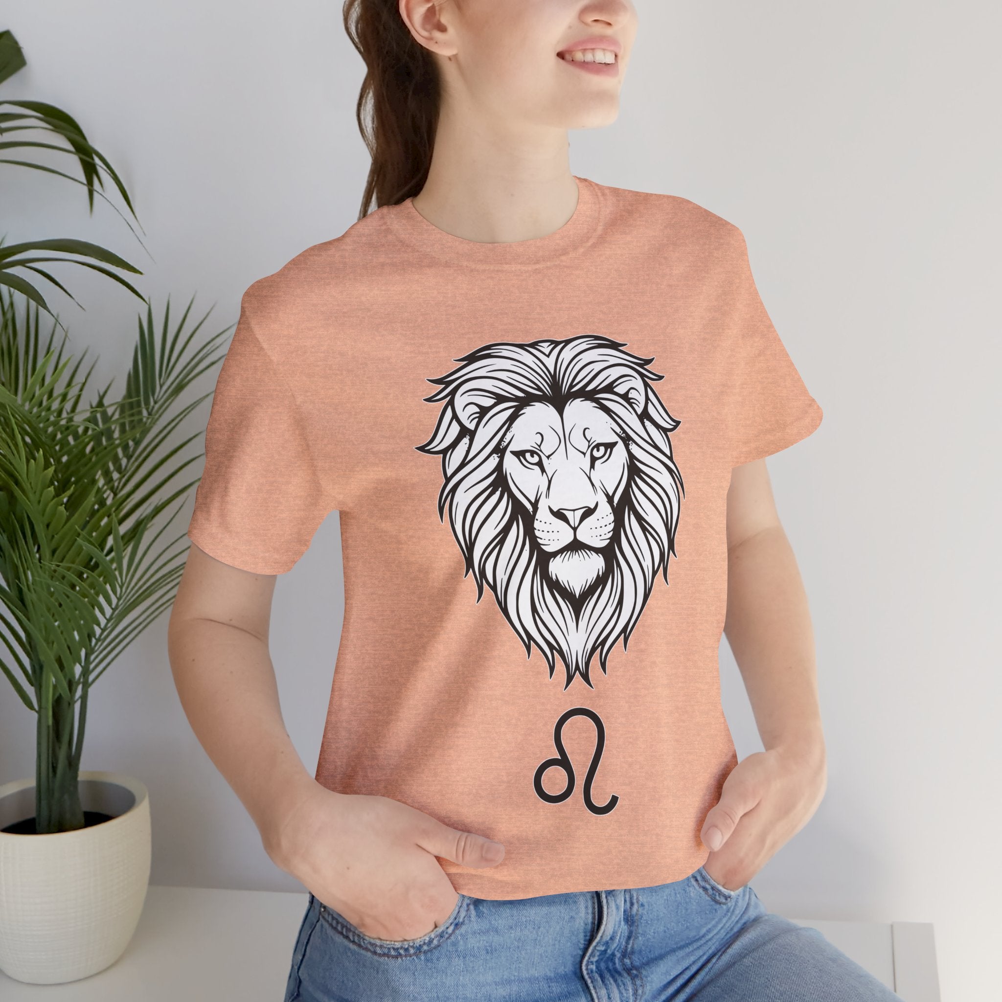 Leo Zodiac T-shirt- Black & White Leo unisex Shirt