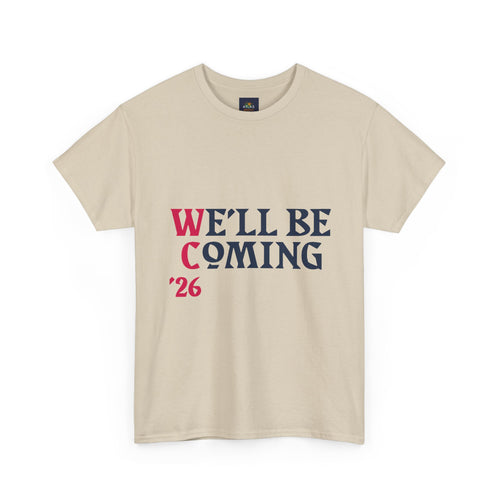 "We'll Be Coming '26" Scotland World Cup T-Shirt | Premium Tartan Army Fan Gear