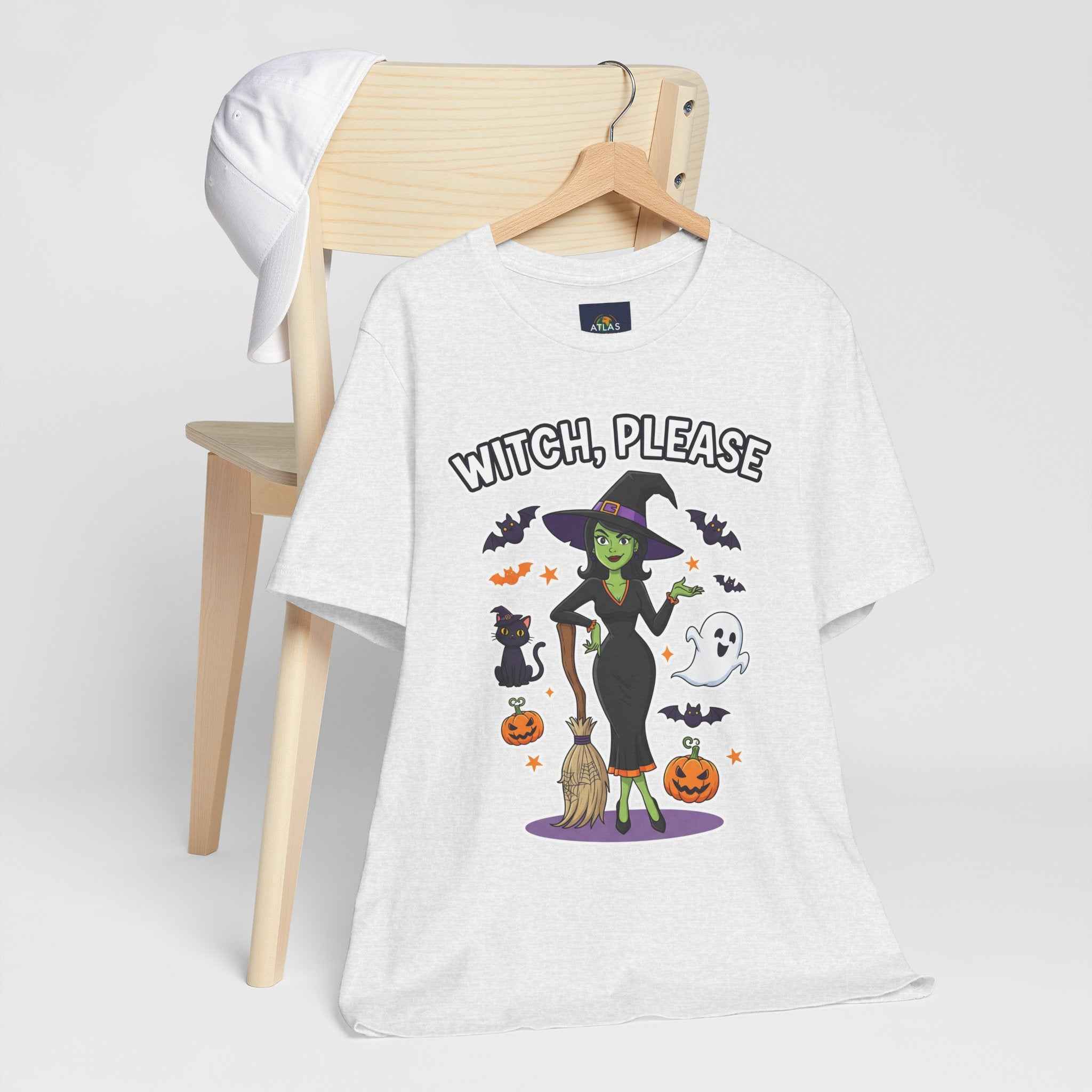 Witch Please T-Shirt - Sassy Halloween Tee for Witches - Atlas Briefly