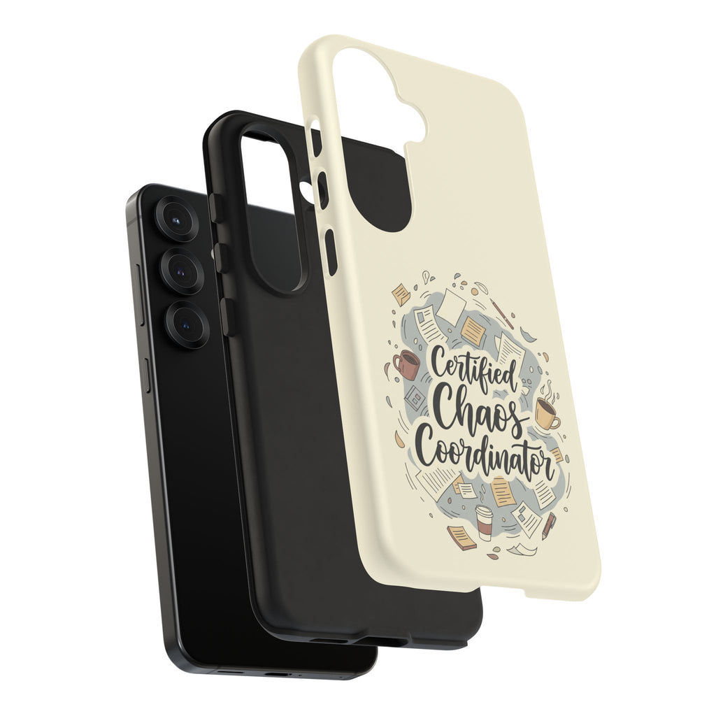 Certified Chaos Coordinator Phone Case - Funny Mom Teacher Mobile Cover | Organized Chaos Gift - Atlas Briefly