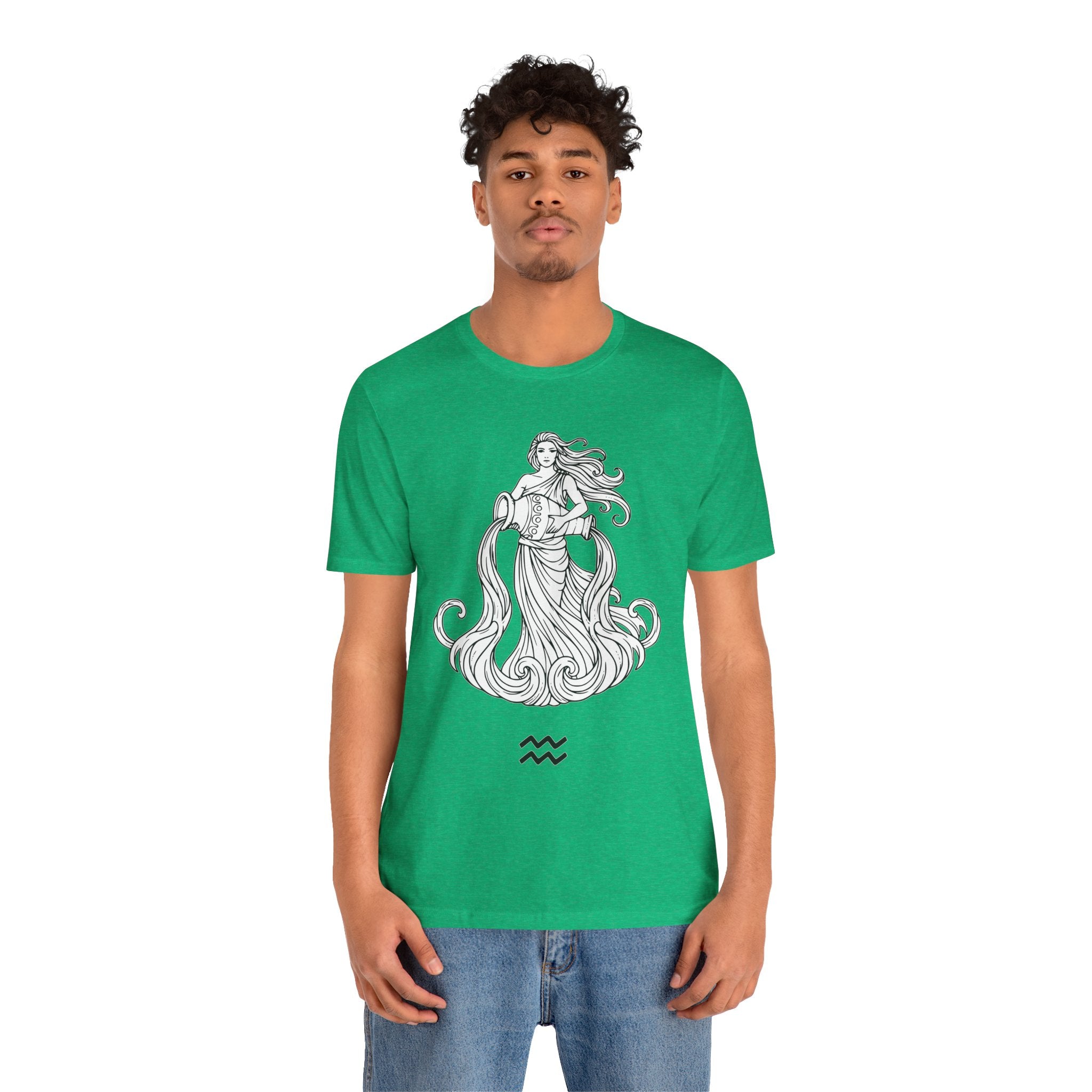 Aquarius Zodiac Tee - Unisex Astrology T-Shirt for Trendy Style