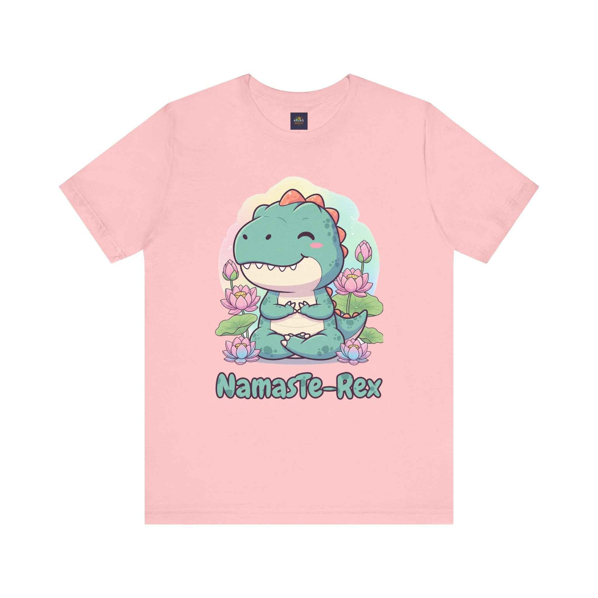 NamasTe-Rex T-Shirt - Yoga Dinosaur Tee - Atlas Briefly