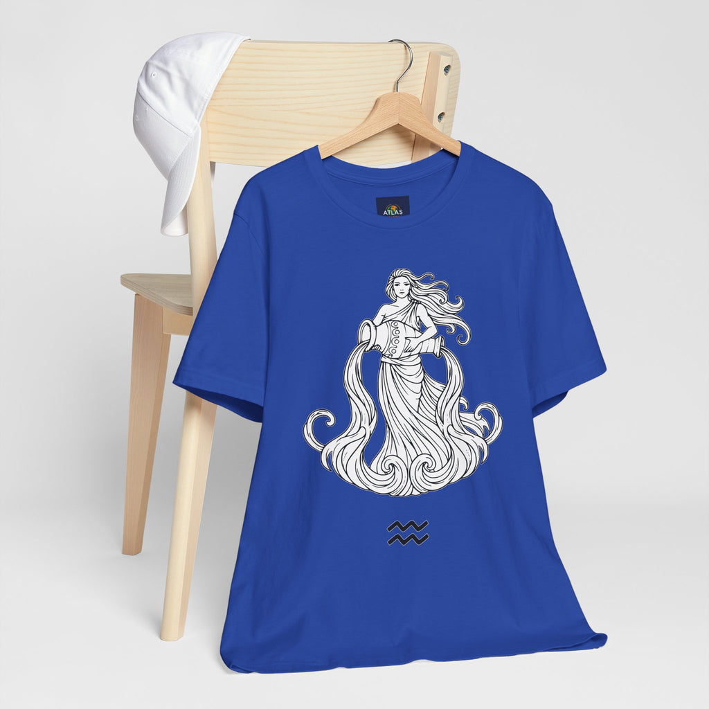 Aquarius Zodiac Tee - Unisex Astrology T-Shirt for Trendy Style