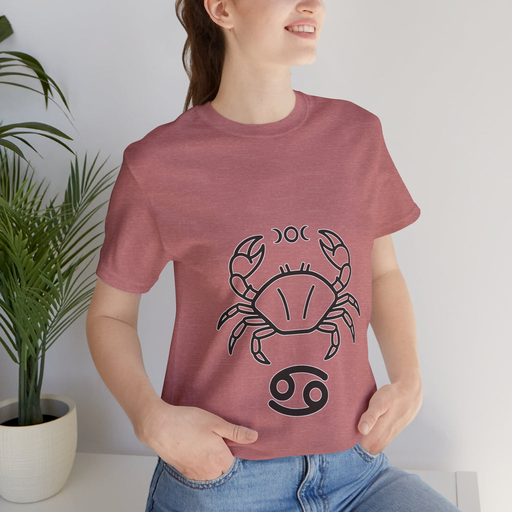 Cancer Horoscope T-Shirt - Stylish Astrology Tee for Cancer Zodiac Sign