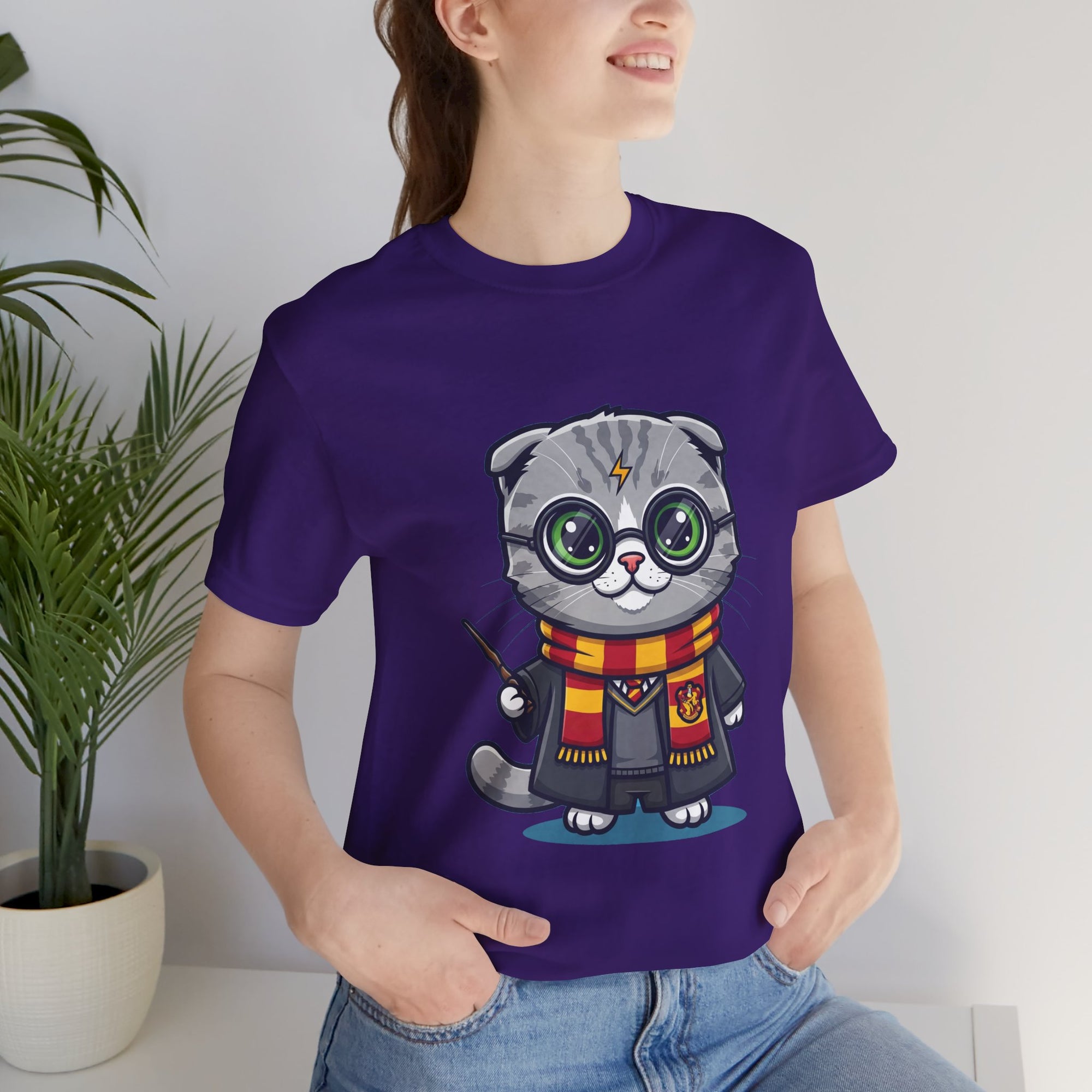 Griffinclaw Harry Potter T-Shirt - Funny Wizarding World Tee | Cute Potter Cat Gift - Atlas Briefly