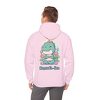 NamasTe-Rex Meditating Dinosaur Hoodie - Funny Yoga Sweatshirt | Zen T-Rex Gift - Atlas Briefly