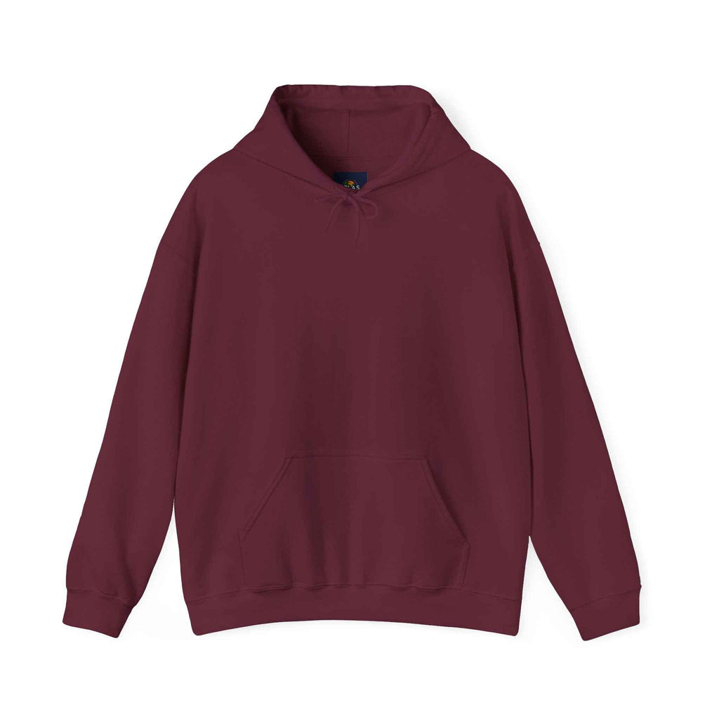 Neon Skull Hoodie - Retro Gaming Synthwave Sweatshirt - Atlas Briefly