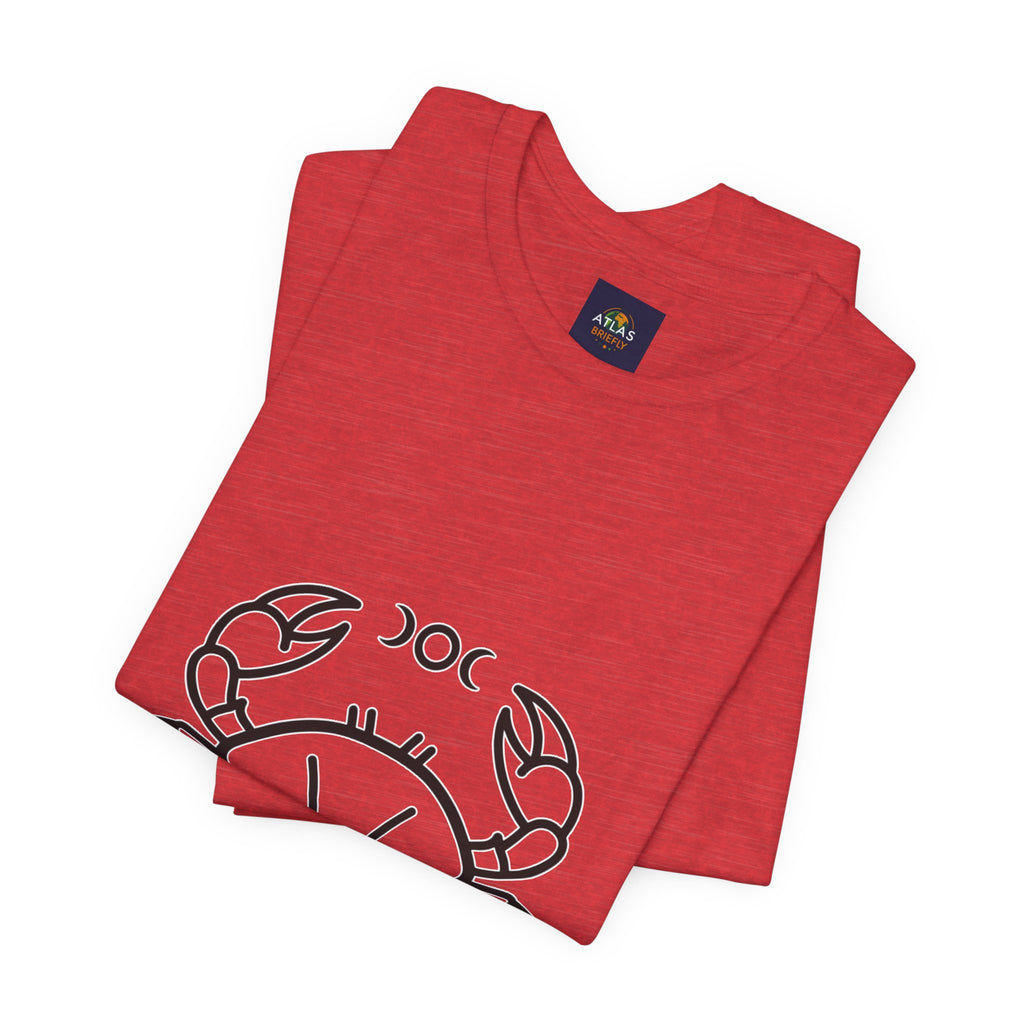 Cancer Horoscope T-Shirt - Stylish Astrology Tee for Cancer Zodiac Sign
