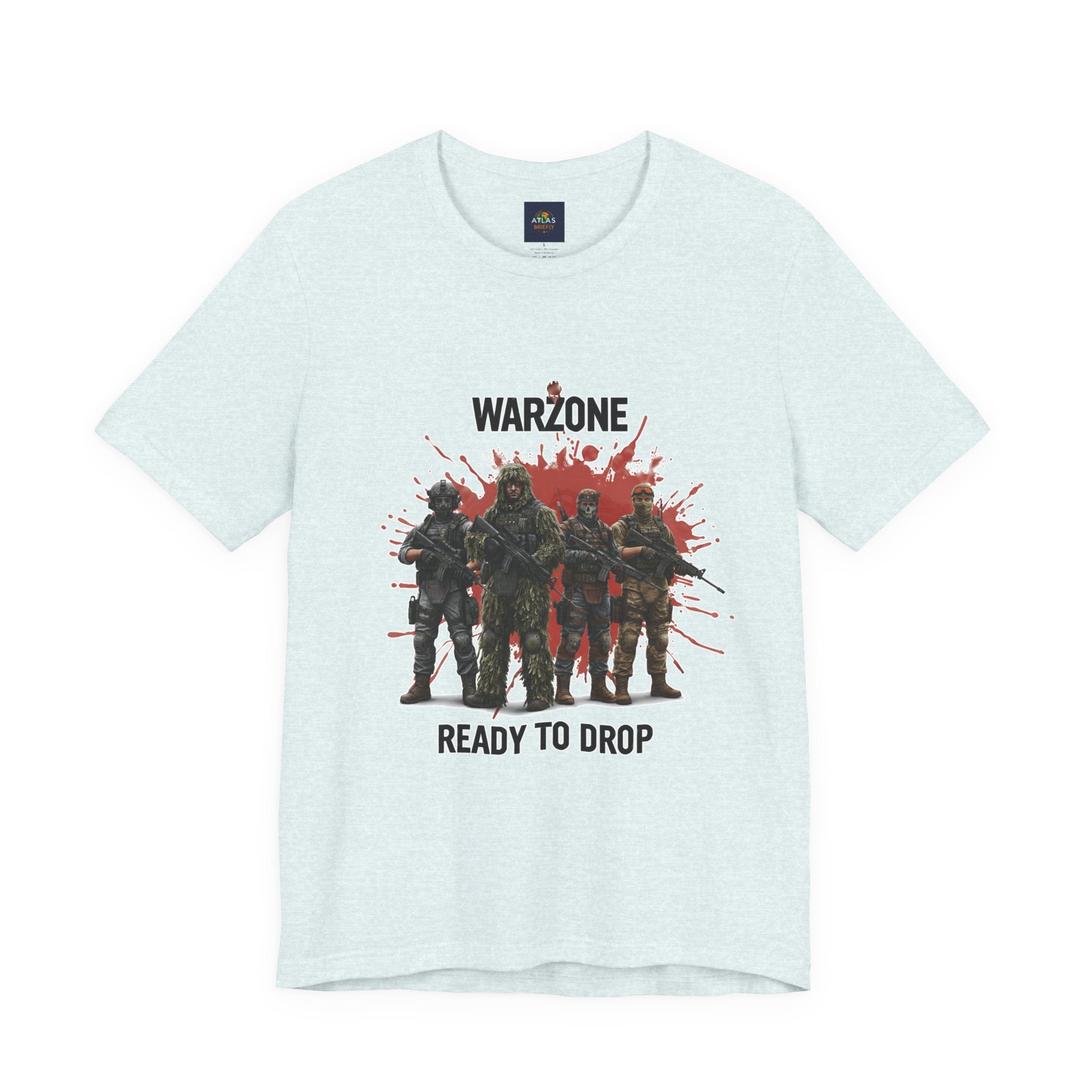 Warzone Drop T-shirt for Squad's Fashion Sense and Diverse K/D Ratio - Atlas Briefly