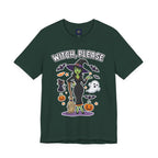Witch Please Halloween T-Shirt - Sassy Witch Tee with Pumpkin Design | Funny Halloween Shirt - Atlas Briefly