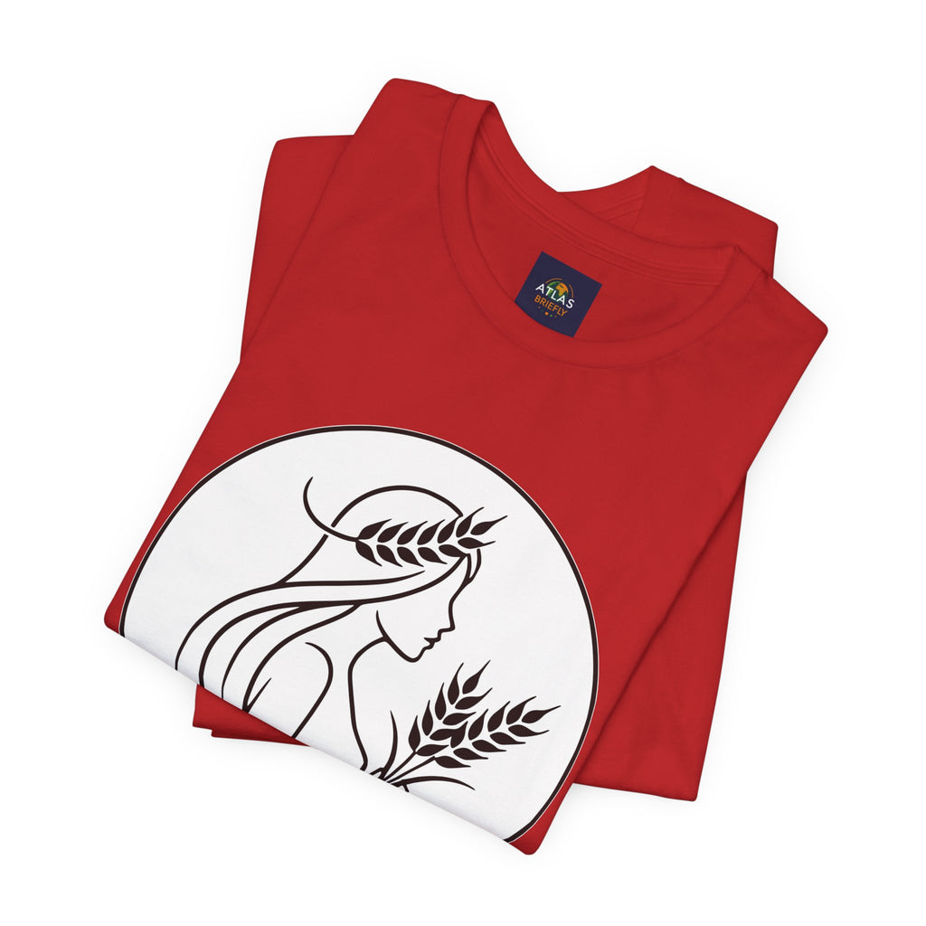 Virgo Zodiac Tee - Minimalist Black and White Unisex T-Shirt