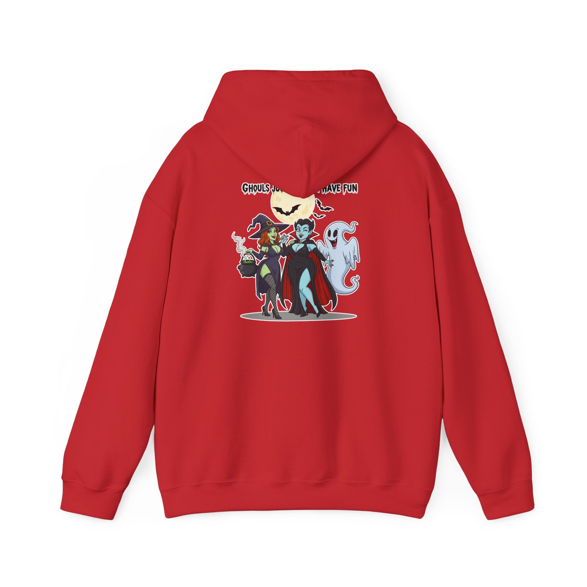 Ghouls Just Wanna Have Fun Halloween Hoodie - Witch Vampire Ghost Sweatshirt | Spooky Squad Apparel - Atlas Briefly