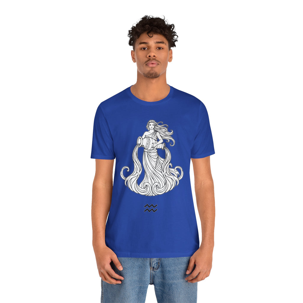 Aquarius Zodiac Tee - Unisex Astrology T-Shirt for Trendy Style