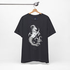 Capricorn Zodiac Tee - Unisex Minimalist Horoscope Shirt in Black and White