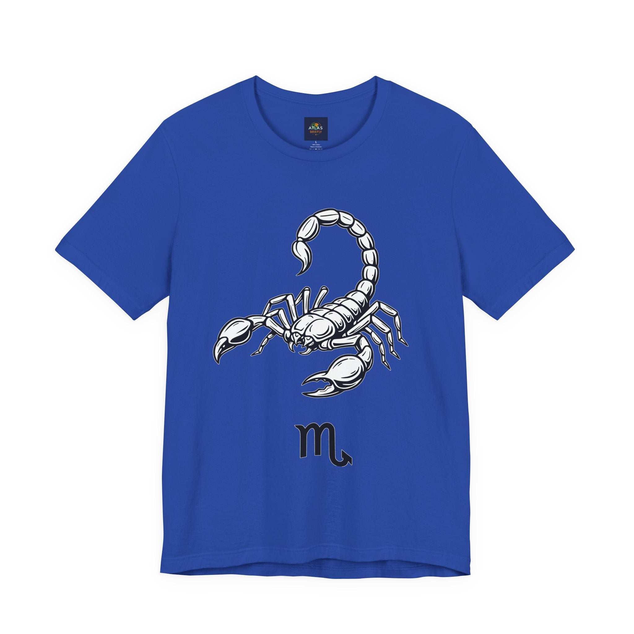 Scorpio Zodiac Tee - Unisex Minimalist Black and White Design