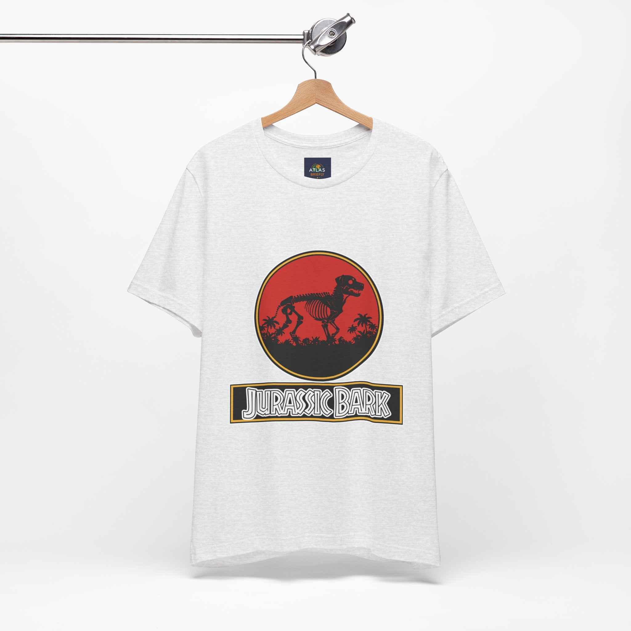 Rottweiler Dog T-Shirt - Jurassic Bark Design for Dog Lovers - Atlas Briefly