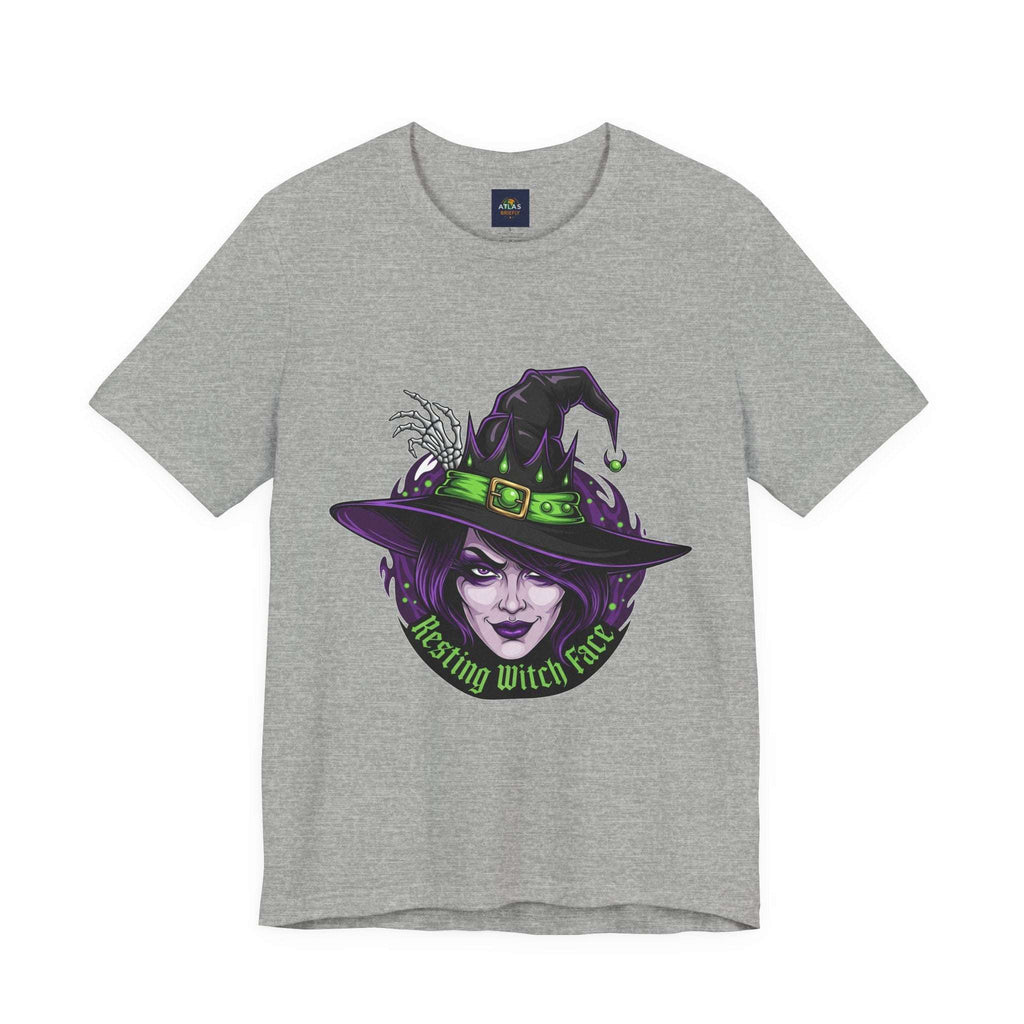 Resting Witch Face Halloween T-Shirt - Funny Witch Tee for Women & Men | Halloween Graphic Shirt - Atlas Briefly