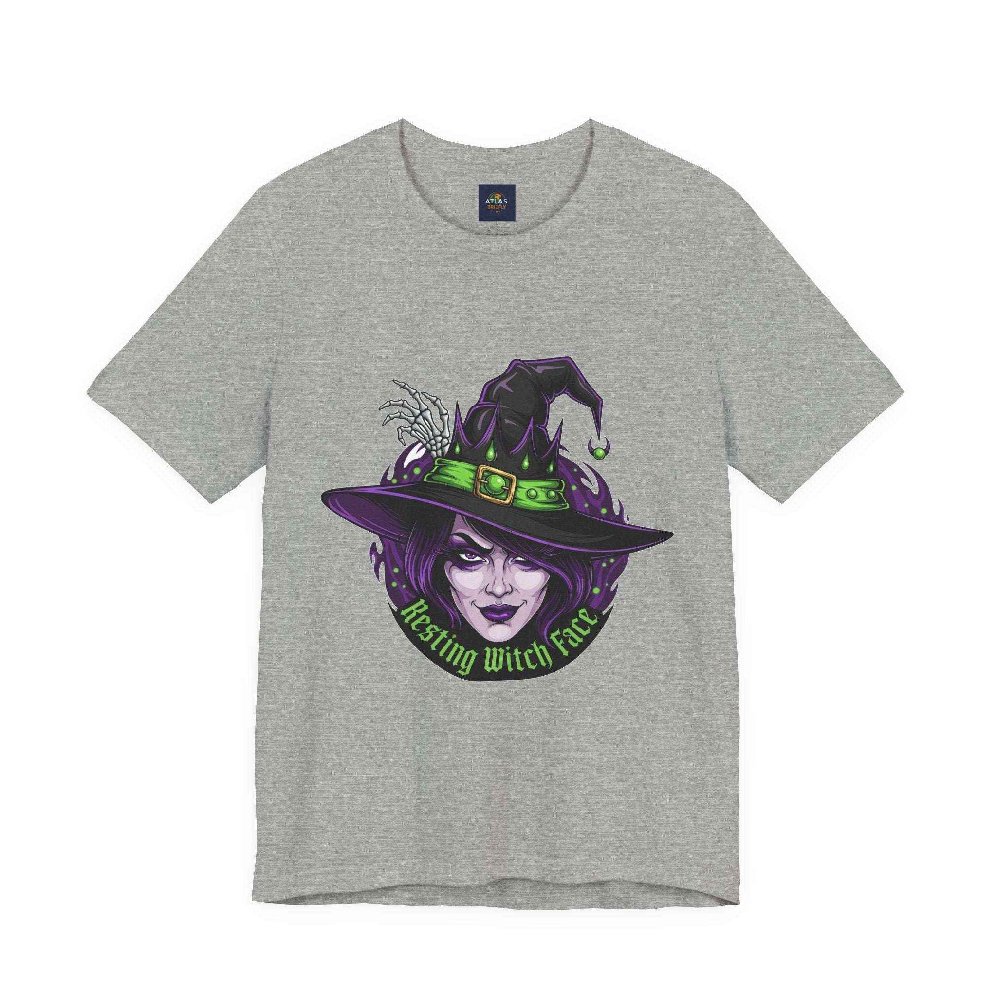 Resting Witch Face T-Shirt - Funny Halloween Witch Tee - Atlas Briefly