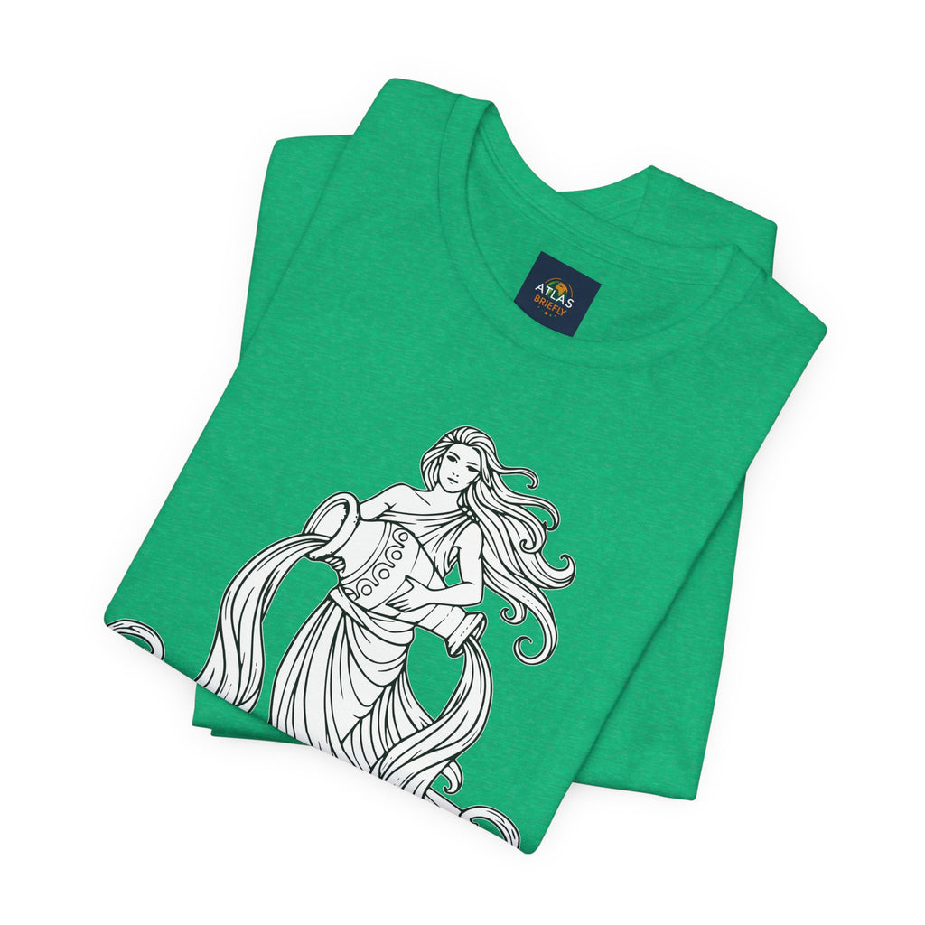 Aquarius Zodiac Tee - Unisex Astrology T-Shirt for Trendy Style