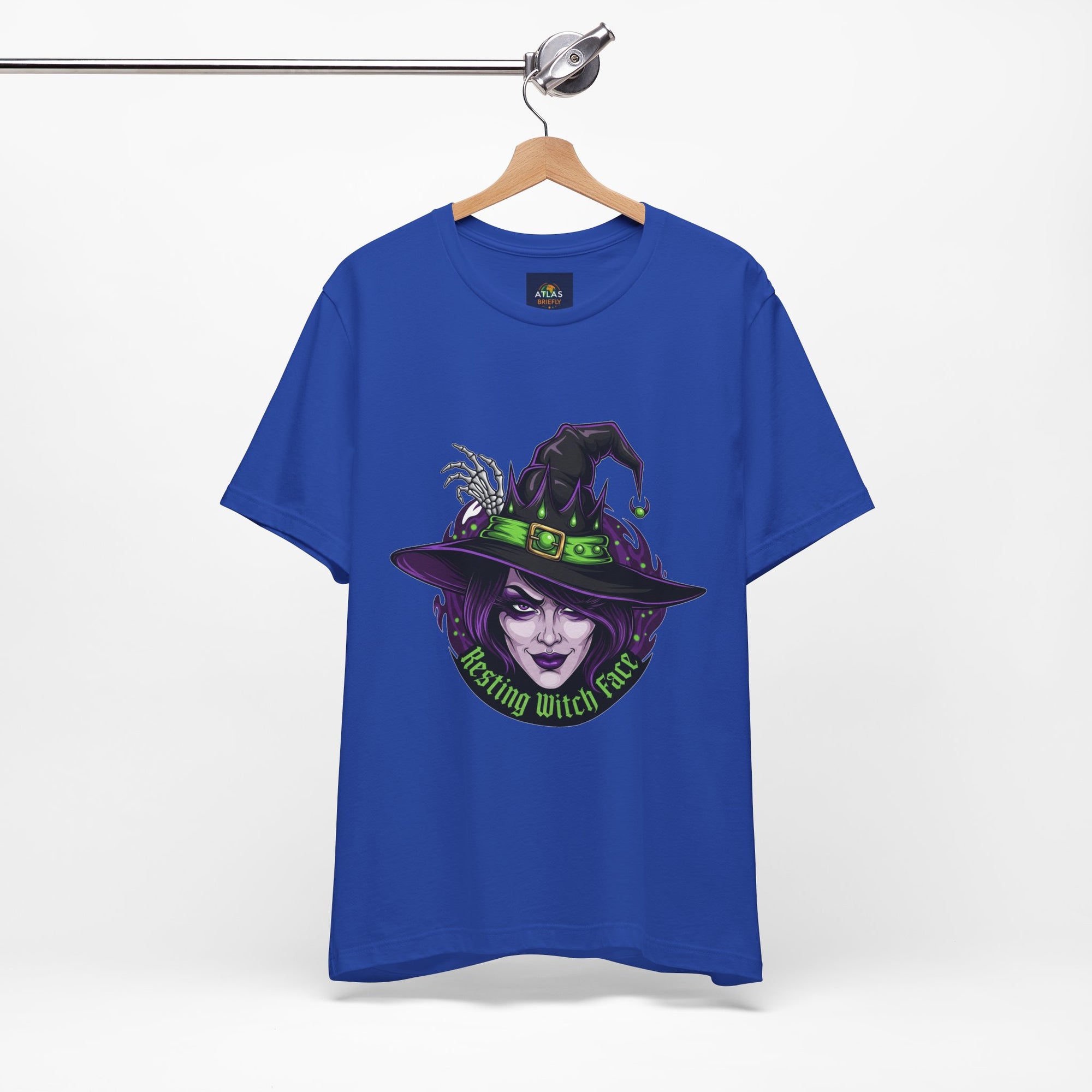 Resting Witch Face Halloween T-Shirt - Funny Witch Tee for Women & Men | Halloween Graphic Shirt - Atlas Briefly