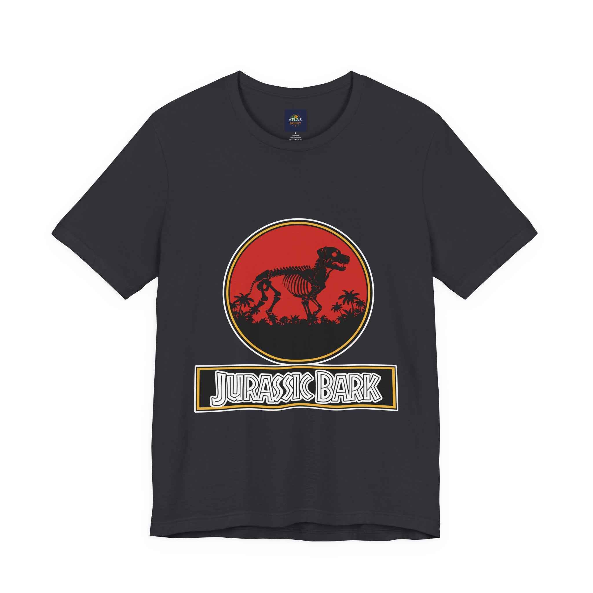 Rottweiler Dog T-Shirt - Jurassic Bark Design for Dog Lovers - Atlas Briefly