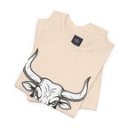 Taurus Zodiac T-Shirt - Minimalist Black and White Unisex T-Shirt