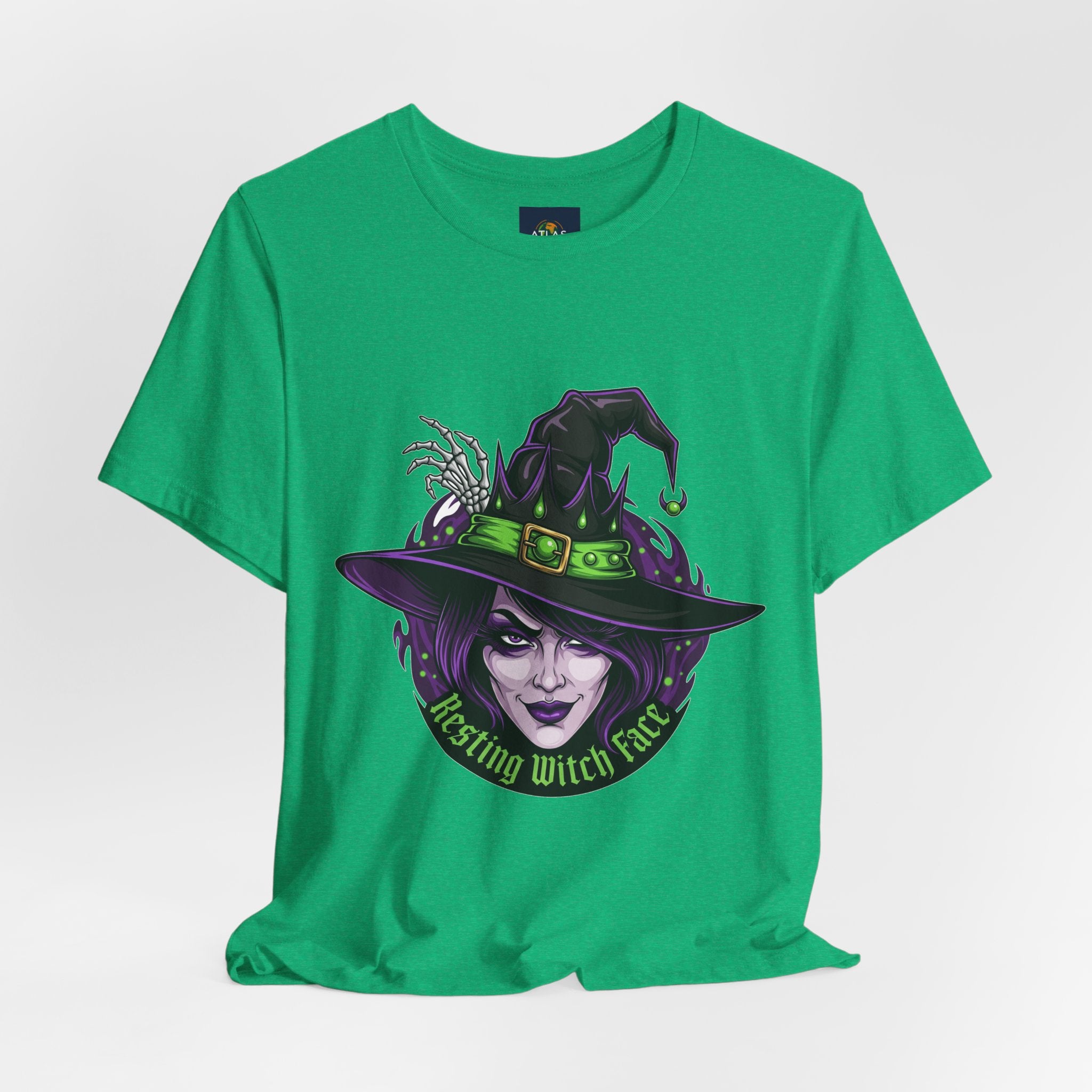 Resting Witch Face Halloween T-Shirt - Funny Witch Tee for Women & Men | Halloween Graphic Shirt - Atlas Briefly