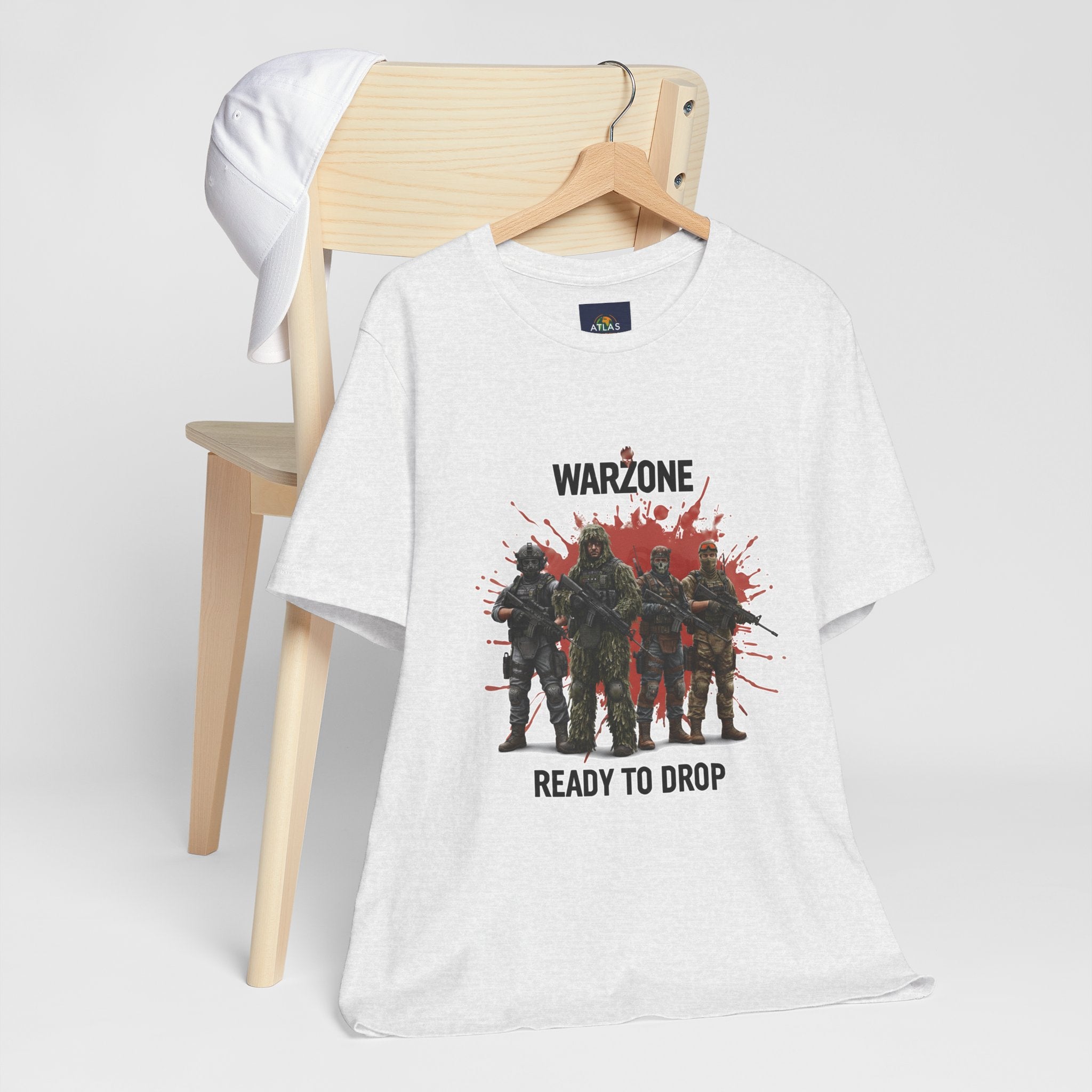 Warzone Drop T-shirt for Squad's Fashion Sense and Diverse K/D Ratio - Atlas Briefly