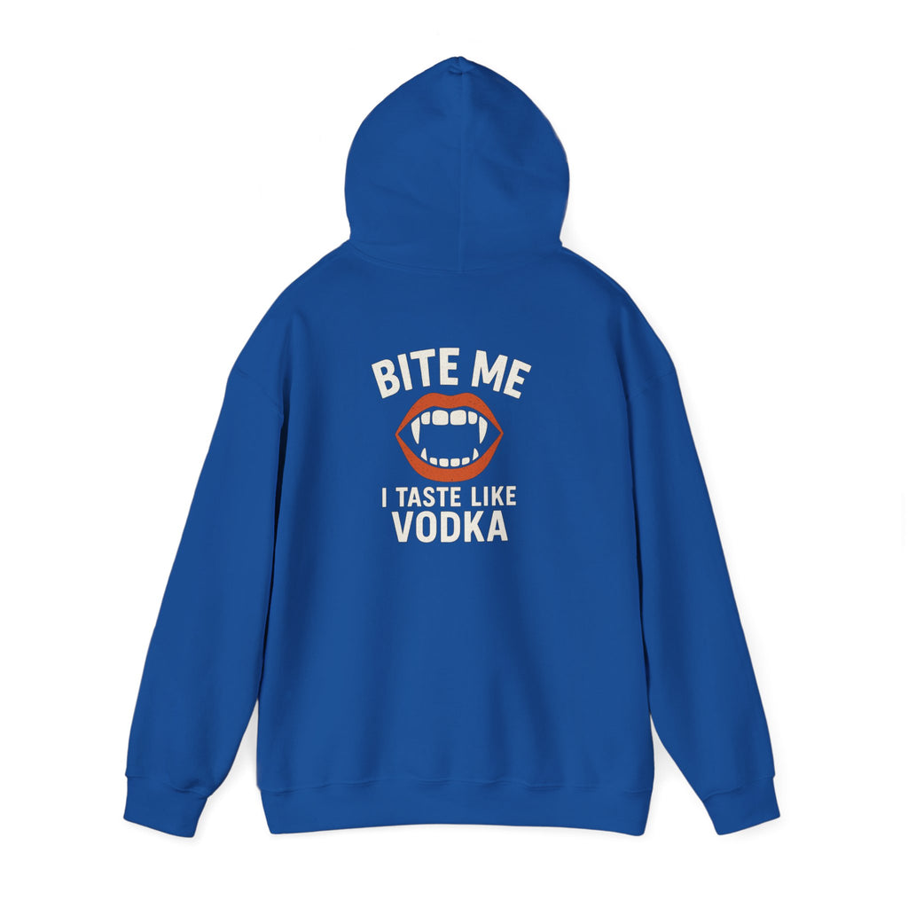 Vodka Vampire Hoodie - Bite Me I taste like Vodka