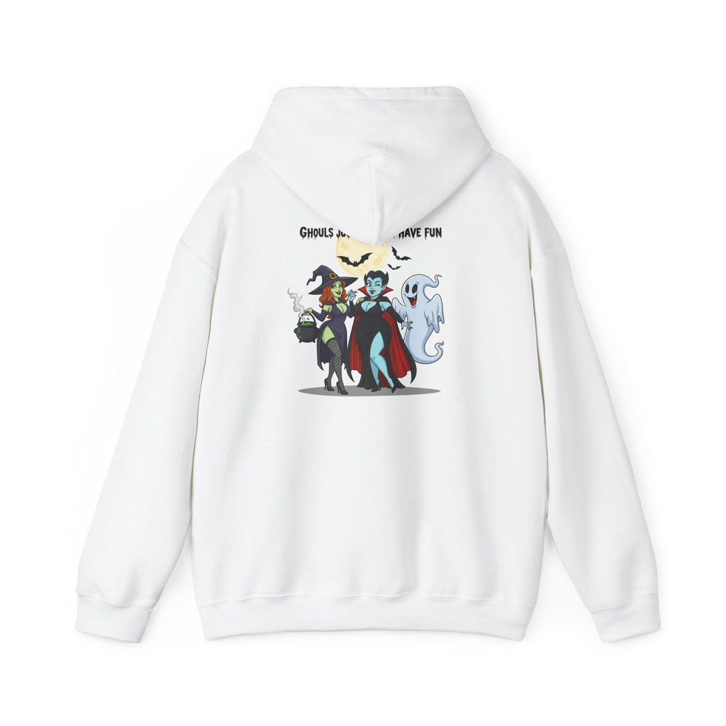Ghouls Just Wanna Have Fun Halloween Hoodie - Witch Vampire Ghost Sweatshirt | Spooky Squad Apparel - Atlas Briefly