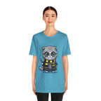 Hufflepurr Harry Potter T-Shirt - Funny Wizarding World Tee | Cute Potter Cat Gift - Atlas Briefly