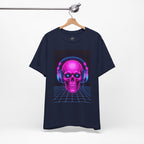 Neon Skull Synthwave Tee - Atlas Briefly